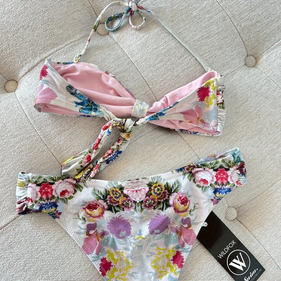 WILDFOX SWIM Rare Floral Bikini Set from Resort 2013 - Picture 8 of 14